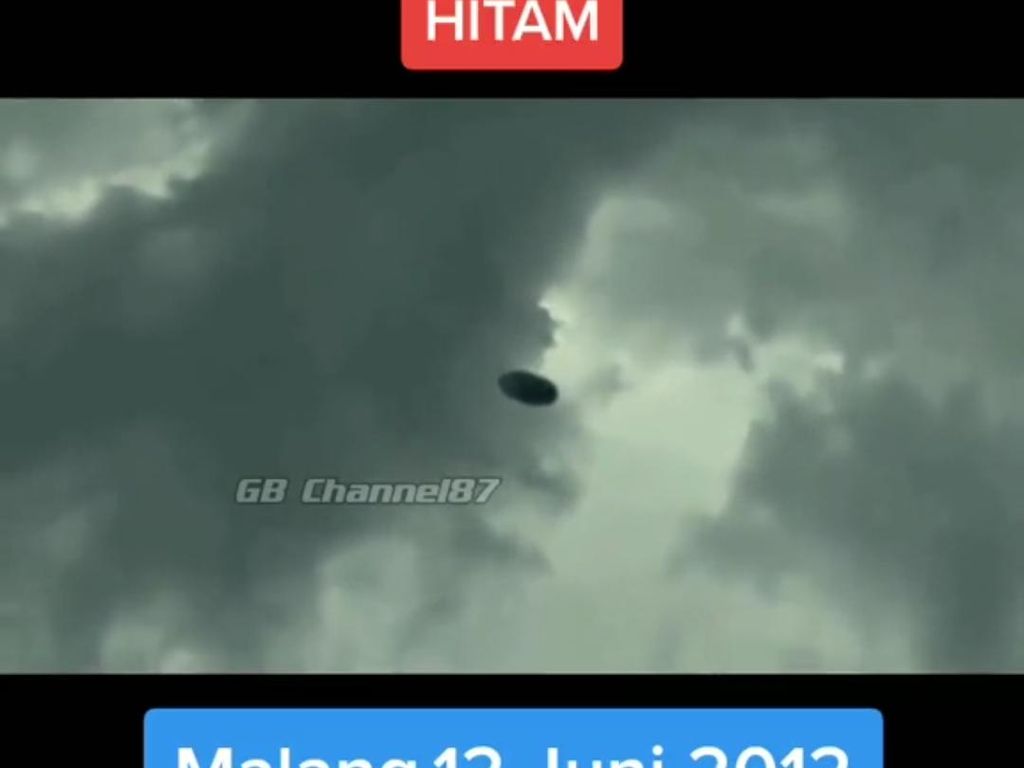 BRIN Duga Benda Aneh Viral Mirip UFO di Langit Malang Editan