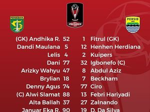 Susunan Pemain Persebaya Vs Persib, Lelis Siap Hadang Ciro