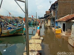 Curhatan Warga Pesisir Jepara, Kampungnya Langganan Banjir Rob Tiap Tahun
