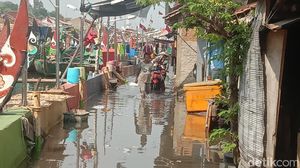 Penampakan Banjir Rob di Pesisir Jepara