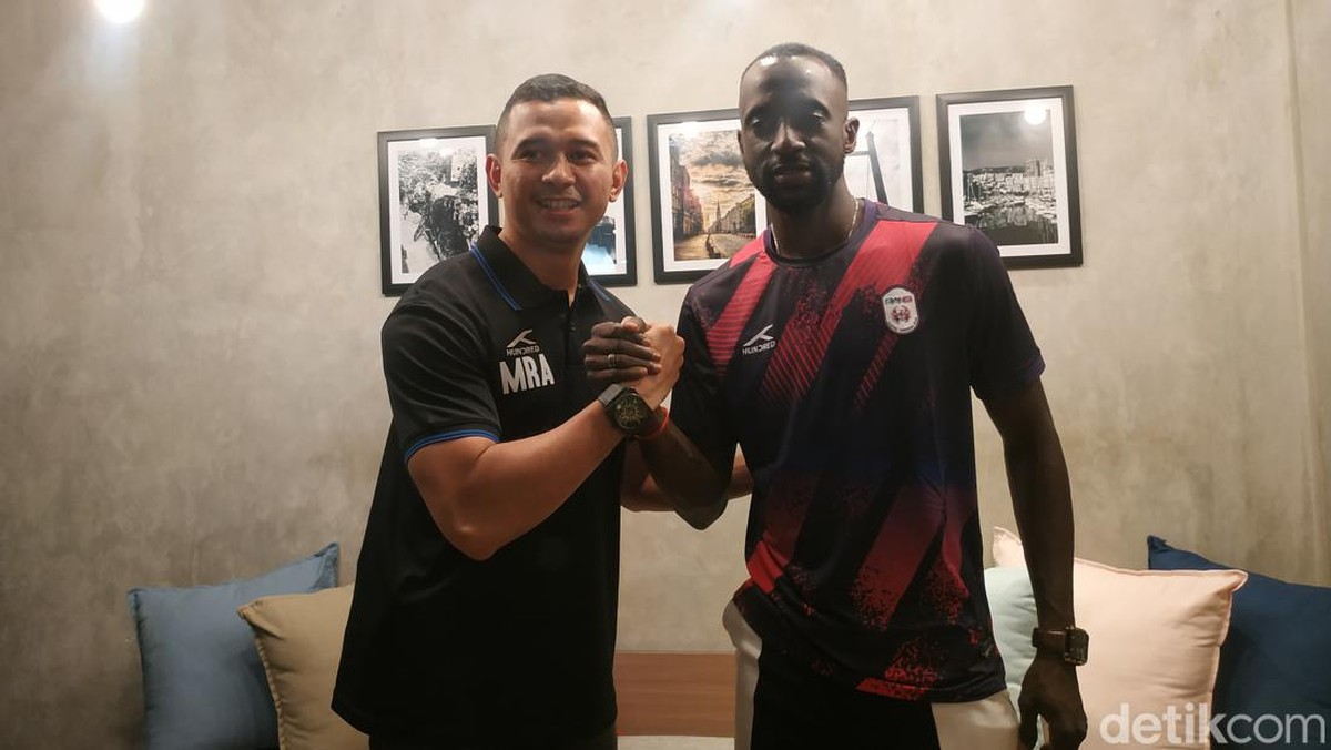 Makan Konate bergabung ke RANS Nusantara. (Foto: Muhammad Robbani/detikcom)