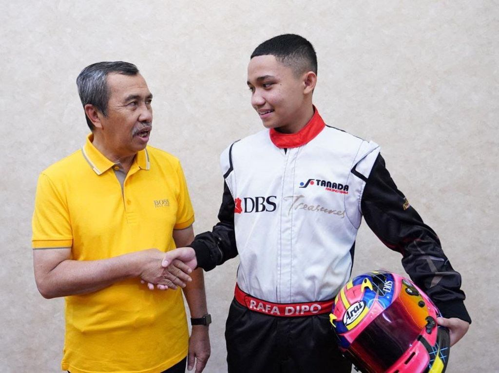 Pembalap Gokar Datangi Gubernur Riau Sebelum ke Kejuaraan Dunia, Ada Apa?
