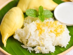 Resep Ketan Durian ala Thai yang Pulen Legit Buat Camilan