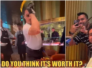 Steaknya Ditaburi Garam oleh Salt Bae, Pengunjung Ini Habiskan Rp 33,7 Juta! Steaknya Ditaburi Garam oleh Salt Bae, Pengunjung Ini Habiskan Rp 33,7 Juta!