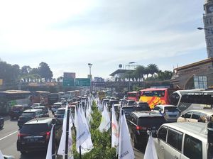 Urai Kepadatan, Polisi Terapkan One Way Arah Puncak Bogor Pagi Ini