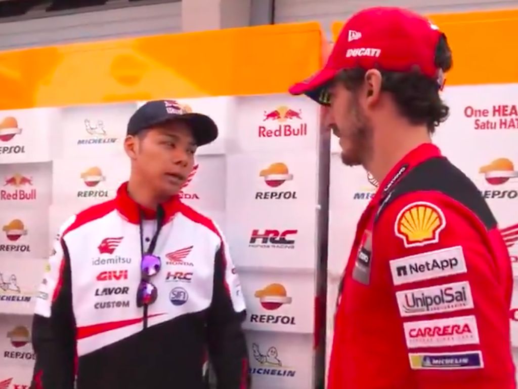 Takaaki Nakagami Sambangi Pecco dan Rins, Minta Maaf atas Insiden di MotoGP Catalunya