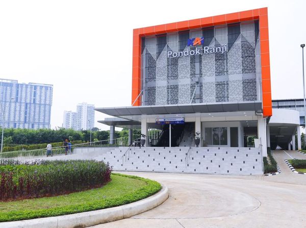 Melihat Wajah Baru Stasiun Pondok Ranji