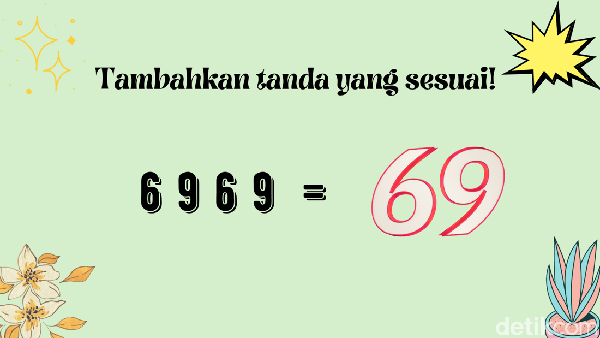 Sama Ribetnya dengan Posisi 69, Teka-teki Ini Hanya untuk Penyuka Tantangan