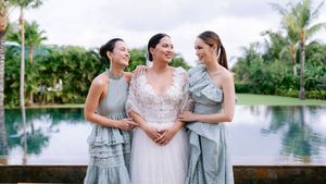 Cantiknya Cathy Sharon dan Julie Estelle Jadi Bridesmaid di Pernikahan Adik