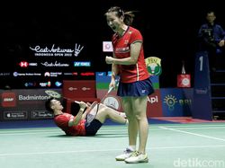 Ekspresi Kemenangan Ganda Campuran China Juarai Indonesia Open 2022 Ekspresi Kemenangan Ganda Campuran China Juarai Indonesia Open 2022