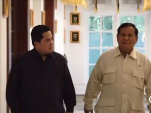 Terungkap! Isi Pertemuan Prabowo-Erick Thohir di Kemhan