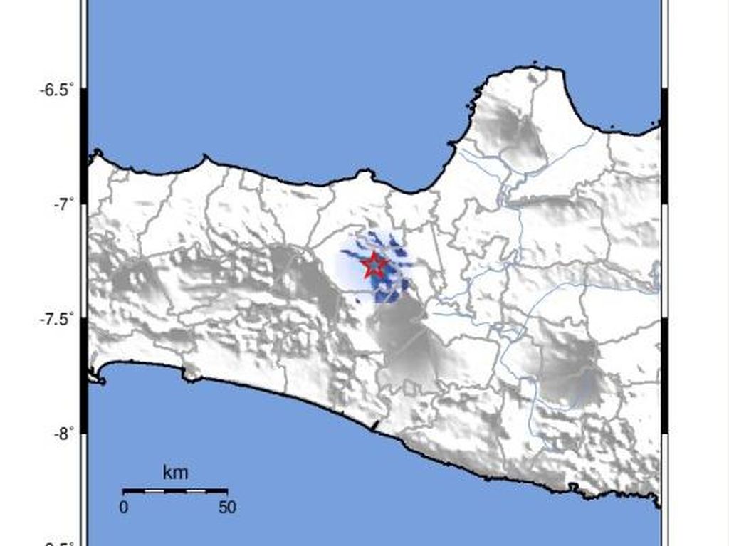 Gempa Darat M 2,6 Guncang Ambarawa Dini Hari Tadi