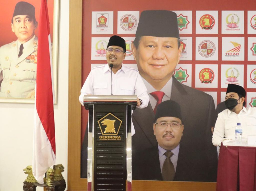 Soal Koalisi dengan PKB, Gerindra Jatim: Prabowo Sudah Final untuk Capres