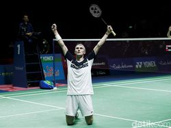 Momen Selebrasi Viktor Axelsen yang Juara Lagi di Istora Momen Selebrasi Viktor Axelsen yang Juara Lagi di Istora