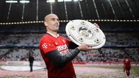 Lanjut di Bayern Munich, Pep Guardiola juara Bundesliga di tahun 2014, 2015, dan 2016 (Getty Images)
