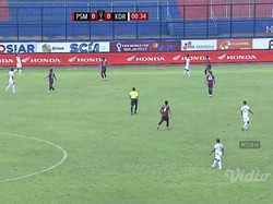 Persik Dihukum 3 Kartu Kuning Demi Halau Serangan PSM di Babak Pertama