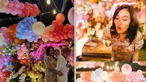So Sweet! Momen Ayu Tingting Potong Kue di Hari Ulang Tahun