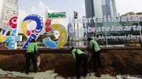 Bundaran HI Bersolek Sambut Jakarta Hajatan ke-495