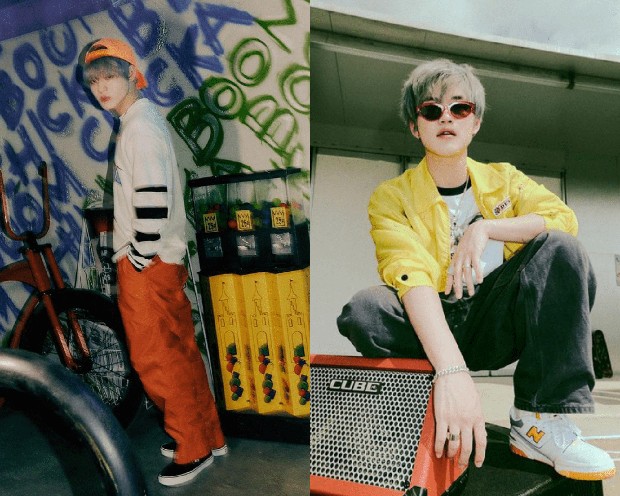 Chenle NCT Dream/Foto: instagram.com/nct_dream Outfit casual dengan t-shirt, jeans dan jaket parasut dari Chenle NCT Dream