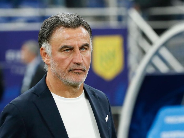PARIS, FRANCE - MAY 07: OGC Nice head coach Christophe Galtier reacts after loosing the French Final Cup match between OGC Nice and FC Nantes at Stade de France on May 07, 2022 in Paris, France. (Photo by Aurelien Meunier/Getty Images)
