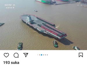 Kapal Induk Terbaru China Disebut Bisa Saingi AS, Ini Alasannya Kapal Induk Terbaru China Disebut Bisa Saingi AS, Ini Alasannya