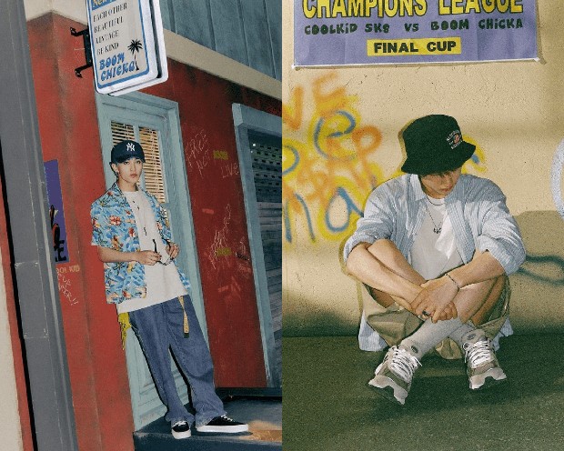 Mark dan Jisung/Foto: instagram/nct_dream Outfit casual dengan kemeja dan t-shirt dari Mark dan Jisung NCT Dream