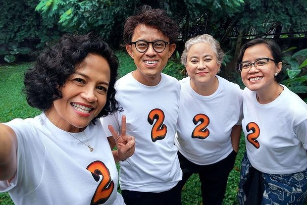 Mira Lesmana, Riri Riza, Shanty Har, Mandy / foto: instagram.com.mirles Mira Lesmana, Riri Riza, Shanty, Mandy