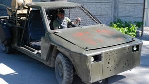 Mobil Reli Disulap Jadi Kendaraan Perang di Ukraina, Sangar !