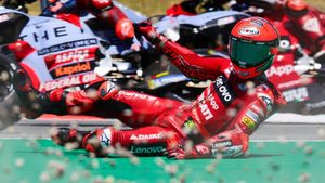 Momen Apes Bagnaia, Lebih Sering Jatuh Ketimbang Menang