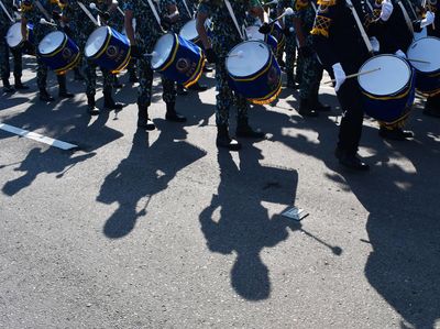 Parade Drumband di Kota Madiun