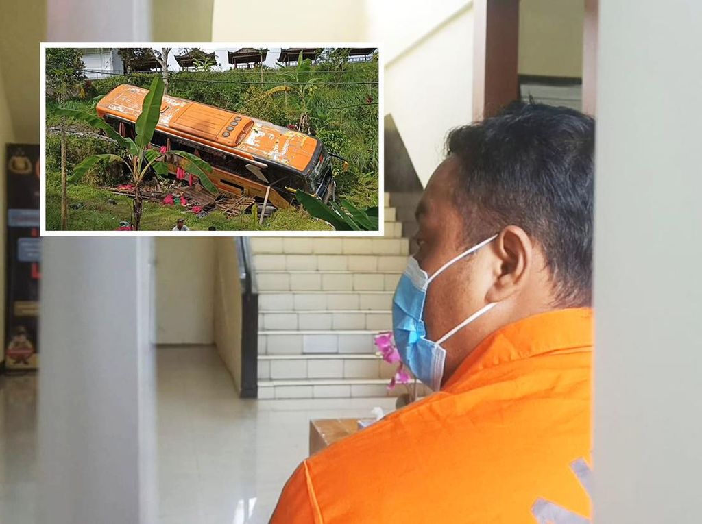 Sopir Bus Maut di Tabanan Terancam 6 Tahun Bui