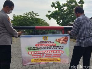 Penutupan Pasar Hewan di Klaten Diperpanjang Lur...