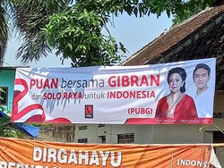 Spanduk Puan-Gibran untuk Indonesia Bertebaran di Solo, Projo Buka Suara