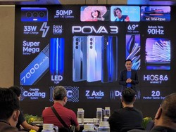 Harga Tecno Pova 3 di Indonesia, Bawa Layar dan Baterai Raksasa