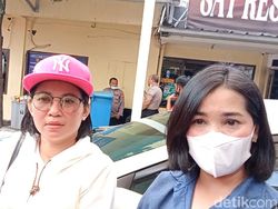 Tiara Marleen Datangi Polres Metro Depok untuk Mediasi dengan H. Faisal