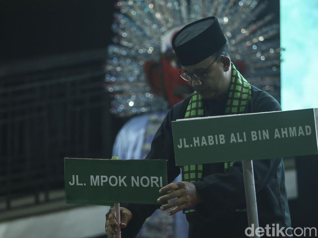 Gubernur Anies Angkat Tokoh Betawi Jadi Nama Jalan di DKI, Ini Daftarnya