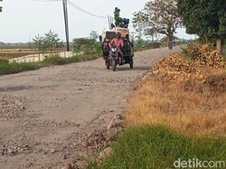 Tolong! Jalan Desa di Cirebon Rusak Parah