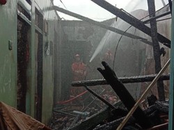 1 Rumah Hangus Terbakar di Bojongsari Depok, Diduga Akibat Korsleting