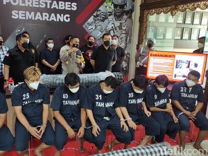 Komplotan Maling Gondol Gulungan Kain Seharga Rp 1,1 M di Semarang