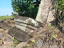 Ada Benda Diduga Yoni-Batuan Candi di Tengah Sawah Boyolali