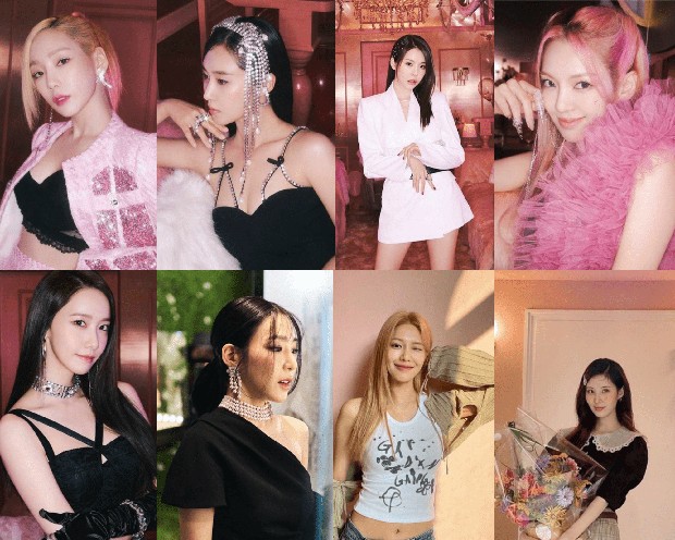 Member Girls' Generation dengan aktivitas solo mereka masing-masing.
