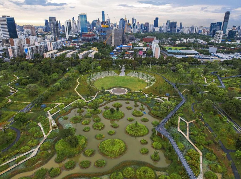 Ciamik, Bangkok Punya Hutan Kota yang Sangat Luas dan Seindah Ini Ciamik, Bangkok Punya Hutan Kota yang Sangat Luas dan Seindah Ini