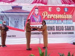Pemkab Tulang Bawang Resmikan Musala Ar-Rasyid di Lingkungan Sekolah