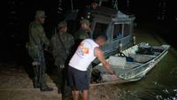 Penampakan Perahu Jurnalis Inggris yang Dibunuh di Sungai Amazon
