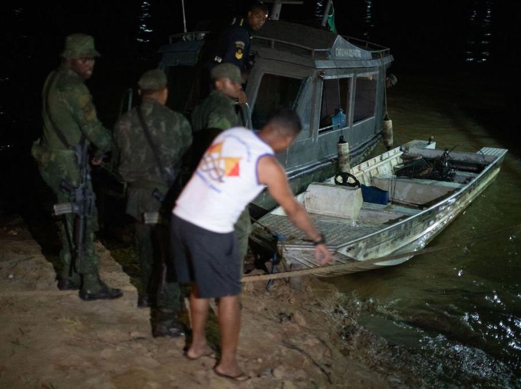 Penampakan Perahu Jurnalis Inggris yang Dibunuh di Sungai Amazon