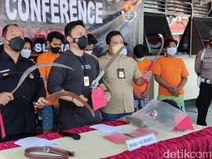 Bacok 4 Orang di Sleman, Sekelompok Geng Sekolah Ditangkap