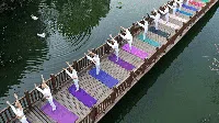 Semarak Perayaan Hari Yoga Sedunia di Berbagai Negara