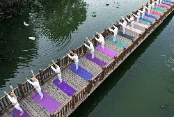 Semarak Perayaan Hari Yoga Sedunia di Berbagai Negara