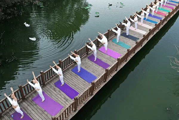 Semarak Perayaan Hari Yoga Sedunia di Berbagai Negara