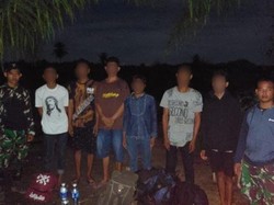 TNI AD Tangkap 6 PMI Ilegal Tujuan ke Malaysia di Kapuas Hulu Kalbar